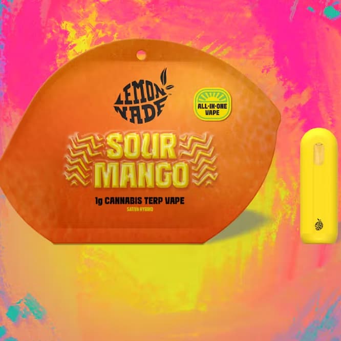 Sour Mango - 1.0g Cannabis Terps All-in-One Disposable - Lemonnade