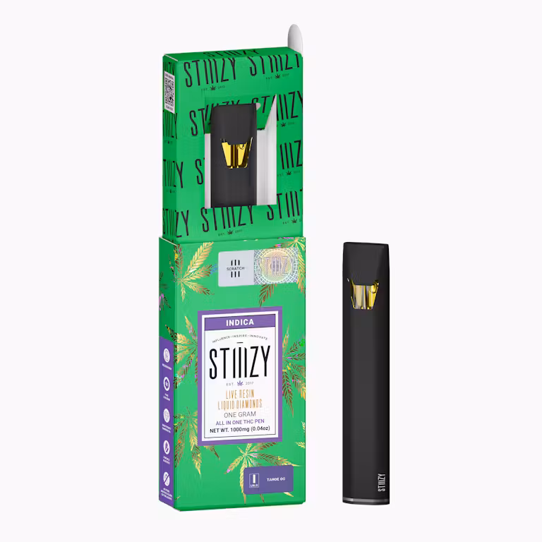 TAHOE OG - 1G LIVE RESIN LIQUID DIAMONDS All-In-One THC Vape Pen - LQD Disposable - STIIIZY