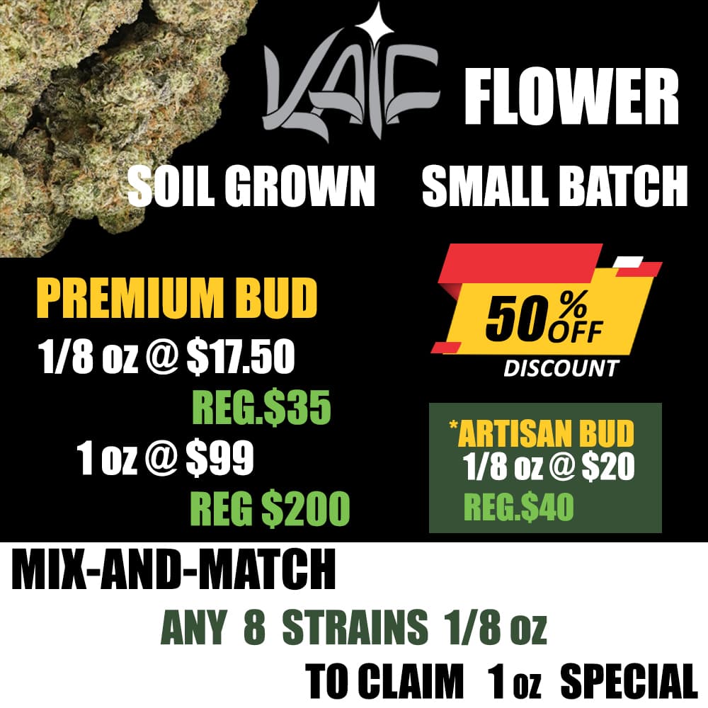 Special Offer - READ ON PICTURE * 3.5g Indoor Soil Grown Flower - Kaif