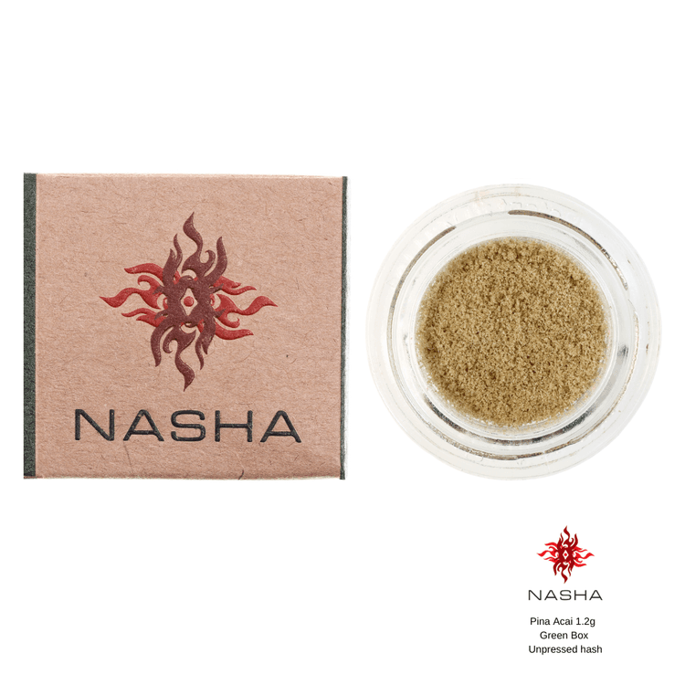 Pina Acai - 1.2g GREEN Label Unpressed Hash - Nasha