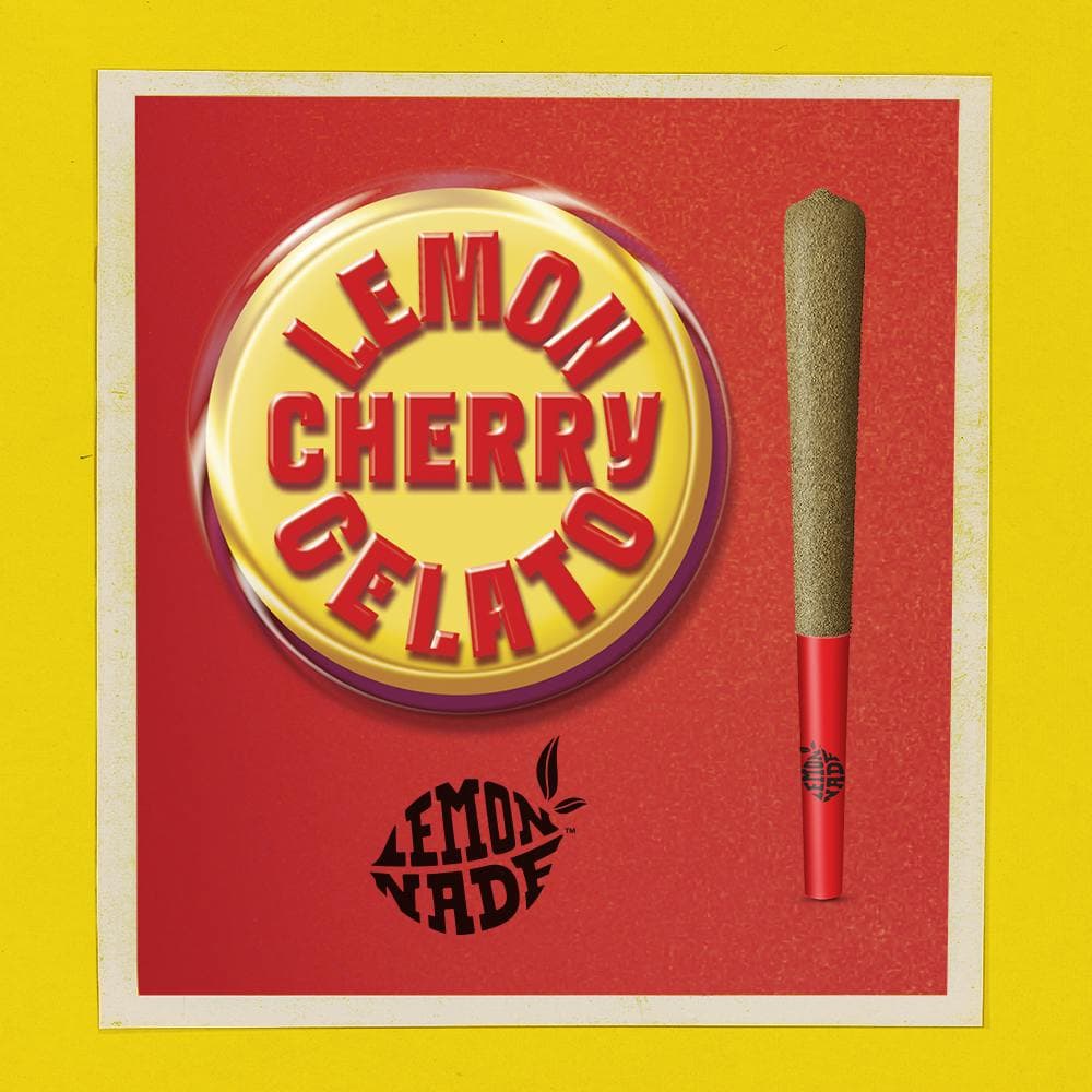 Lemon Cherry Gelato  - 1g Diamond and Sauce Infused Preroll - Lemonnade