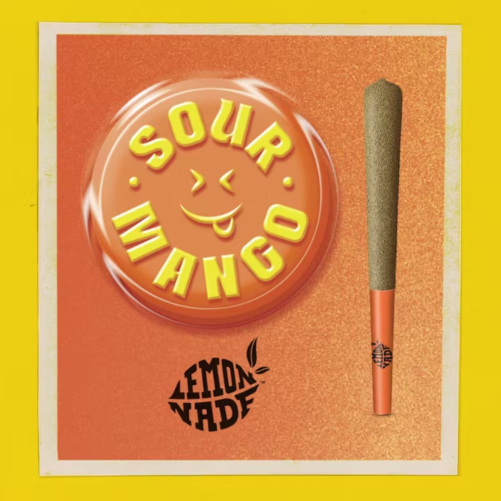Sour Mango - 1g Diamond and Sauce Infused Preroll - Lemonnade