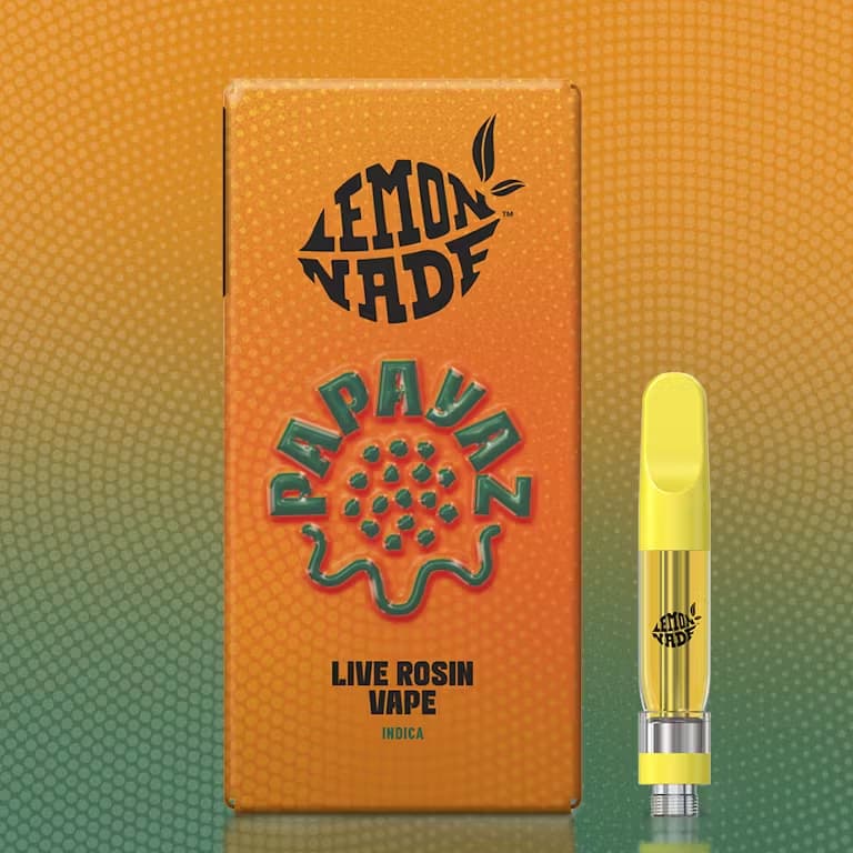 PAPAYAZ - 1.0g Live Rosin 510 Vape Cartridge - Lemonnade