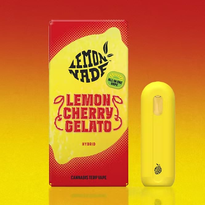 Lemon Cherry Gelato - 1.0g Cannabis Terps All-in-One Disposable - Lemonnade