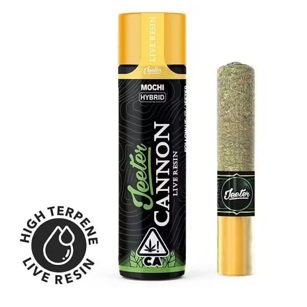 Mochi - 1.3g Live Resin Infused Cannon - Preroll Single Joint Blunt - Jeeter