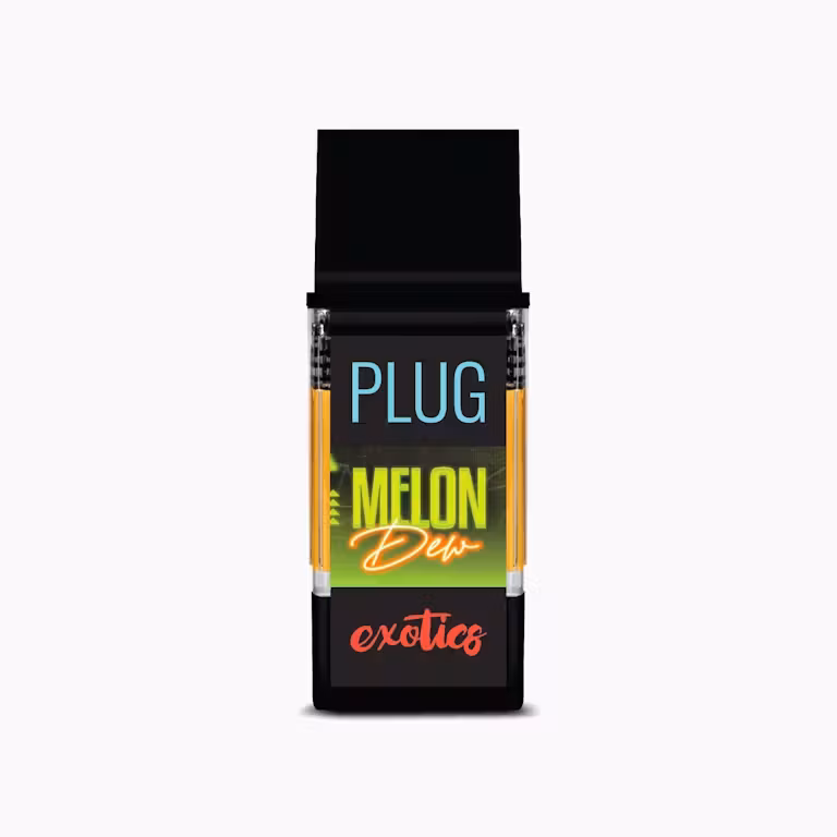 Melon Dew - 1g  EXOTICS Plug Vape Cart - PlugPlay