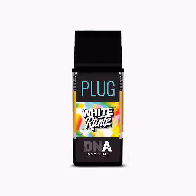 White Runtz - 1g DNA Plug Vape Cart - PlugPlay