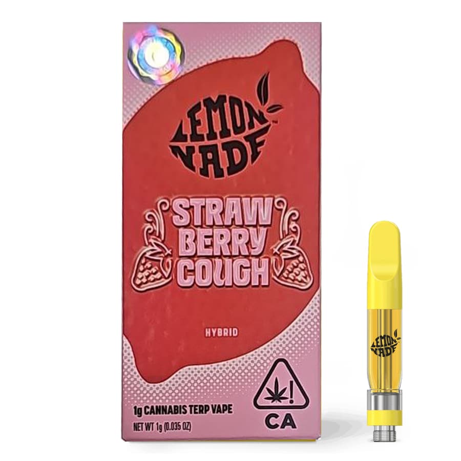 Strawberry Cough - 1.0g Cannabis Terp 510 Vape Cartridge - Lemonnade