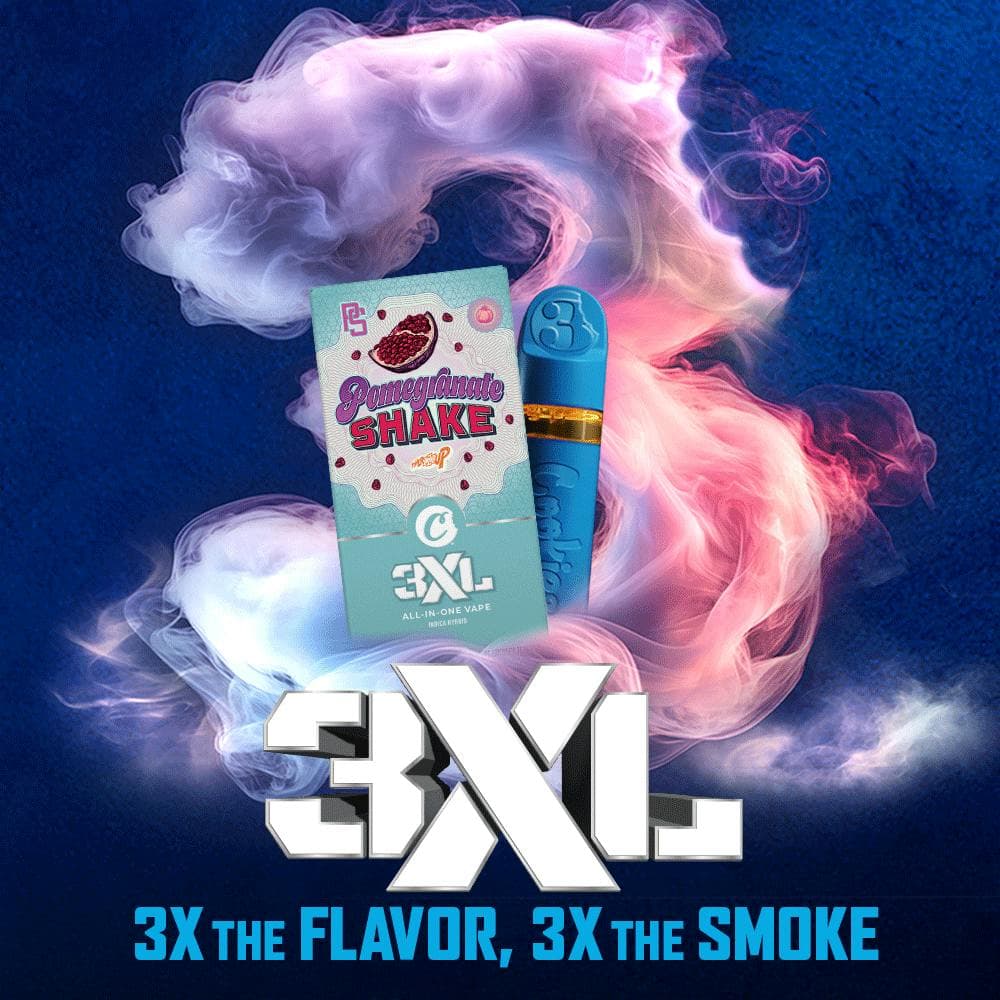 Pomegranate Shake - 1g Ready-to-Use 3XL All-in-One Disposable Vape - Cookies