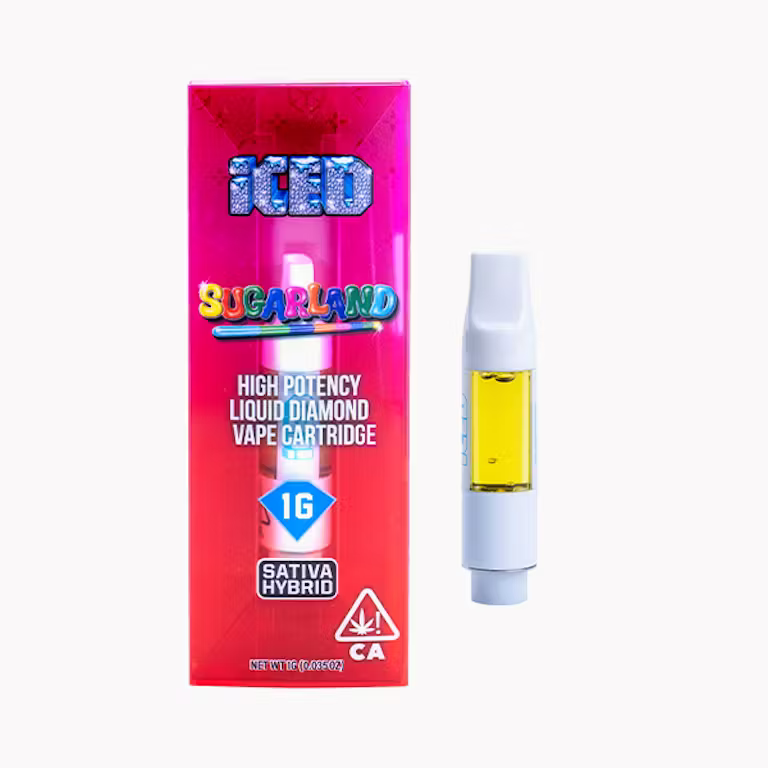 Sugarland - 1g Liquid Diamond High Potency 510 Vape Cartridge - ICED