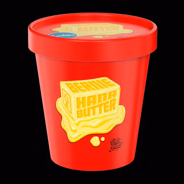 Berniehana Butter - 3.5g / 1/8oz Indoor Flower Nugs - Tub - Cookies