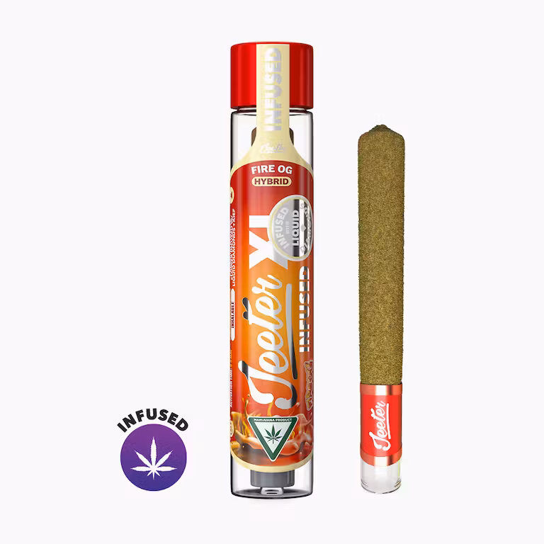Fire OG - 2G XL PREROLL W/ACRYLIC TIP - INFUSED AND KIEF COATED - Jeeter
